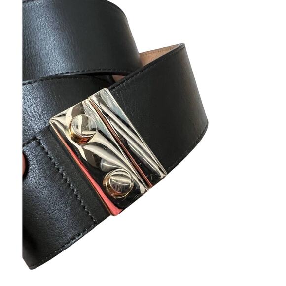 Maison Boinet Dark Chocolate Brown Adjustable Leather Belt Sz. S main image 5